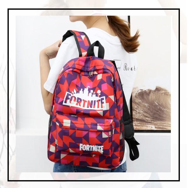 Black Game Fortnite Printed Backpack School Bags with USB Port – Abox.nz